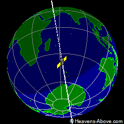 View from above satellite