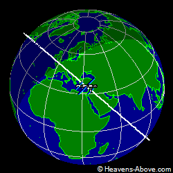View from above satellite