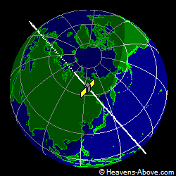 View from above satellite