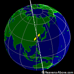 View from above satellite