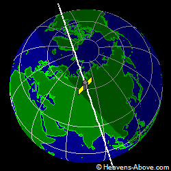 View from above satellite