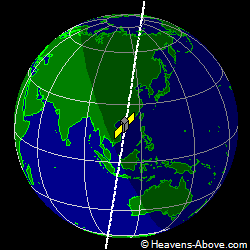 View from above satellite