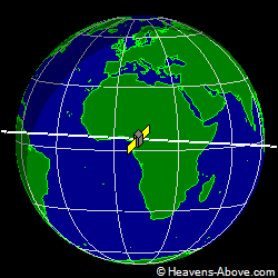 View from above satellite