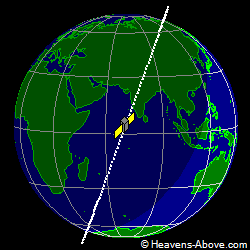 View from above satellite