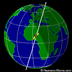 View from above satellite
