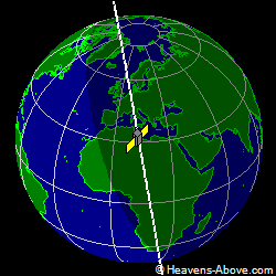 View from above satellite