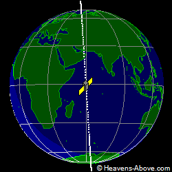 View from above satellite