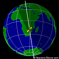 View from above satellite