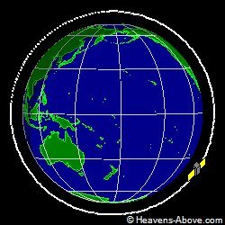 View from above orbital plane