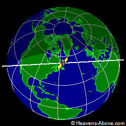 View from above satellite