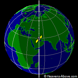 View from above satellite