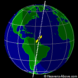 View from above satellite
