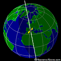 View from above satellite