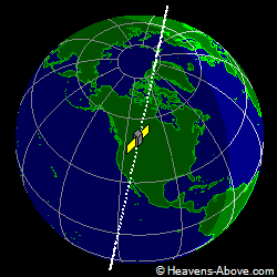 View from above satellite