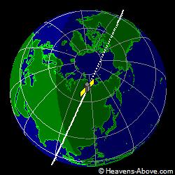 View from above satellite
